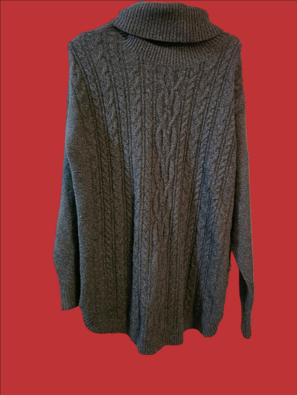 4/$67 Deal! Reitmans Turtleneck Sweater - Dark Charcoal